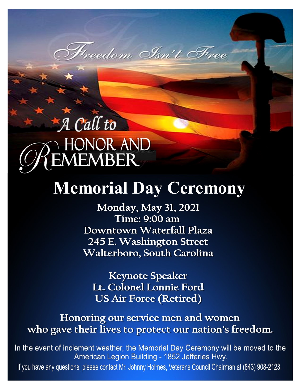 Memorial Day Flyer