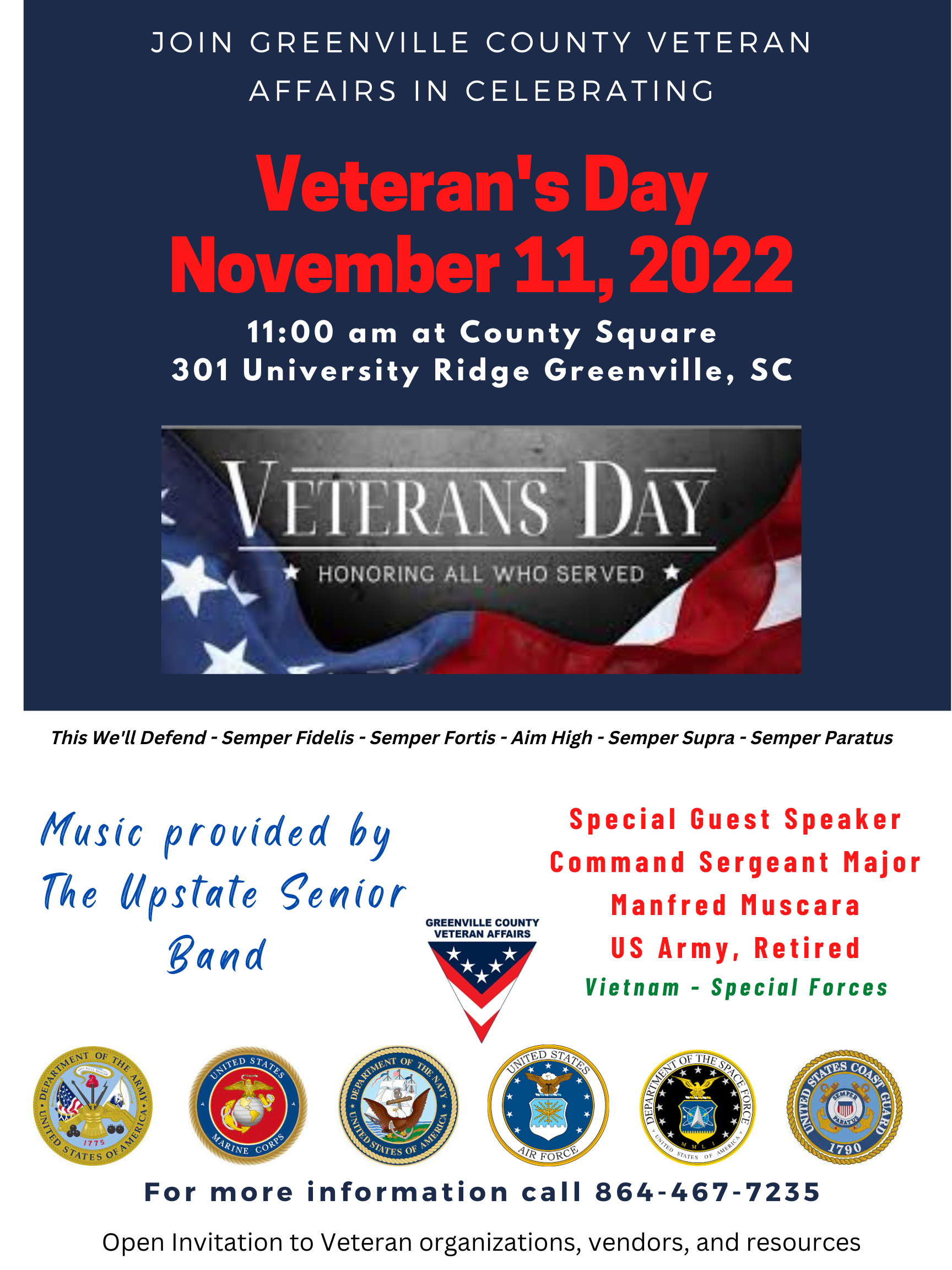 Greenville Co vet day